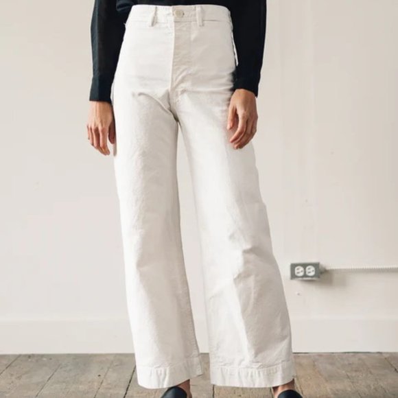 Jesse Kamm Pants - Jesse Kamm Sailor salt white pants